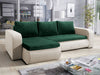 Corner Sofa Bed L-shaped Storage Container Universal Corner Side New BROOKLYN