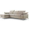 Easy Clean Corner Sofa Bed Velour with Storage Sleep Function New MADRYT MINI