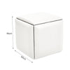 5in1 Stackable Storage Ottoman Seat Stool Toy Nesting Box Linen/PU Pouffe Chairs