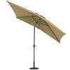 Rectangle Banana Garden Parasol 2x3M Umbrella Sun Shade Outdoor Patio Crank Tilt