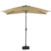 Rectangle Banana Garden Parasol 2x3M Umbrella Sun Shade Outdoor Patio Crank Tilt