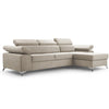 Easy Clean Corner Sofa Bed Velour with Storage Sleep Function New MADRYT MINI