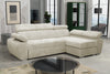 Corner Sofa Bed BOSTON MINI PREMIUM with Storage Sleep Function Springs Corduroy