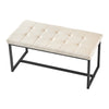 Velvet Padded Ottoman Stool Bed Bench Dining Bench Multicolor Livingroom Bedroom
