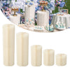 Folding Paper Display Rack Flower Column Plinth Cake Stand for Wedding Party UK