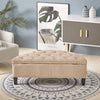 Semi-Circle Storage Footstool Ottoman Pouffe Stool Velvet Chair Upholstery Bench