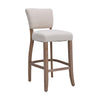 2pcs Modern Wood Bar Chairs Counter Kitchen Cafe Stools Dining Barstools