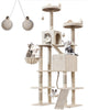 Large Cat Tree Tower Scratching Post Kitten Condo Activity Centre Climbing Frame
