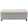 Bench Ottoman Stool Storage Box Window Seat Chair for Bed Living Room Hallway