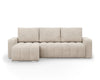 ABRIELLE Corner Sofa Bed with Storage Pull-Out Guest Bed Reversible Side