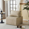 Free Combination Leather Sofa Cube with Detachable Backrest Sectional Floor Sofa