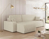 Corner Sofa Bed Universal Corner Side PIANO L CORDUROY Storage Springs Cushions