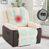 Electric Recliner Massage Heated Vibration Sofa Armchair Reclining Lounge Chair