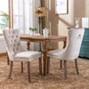 2 / 4 /6 Pcs Velvet Dining Chairs with Wooden Legs for Home Dining Room Kitchen