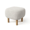 Chic Square Footstool Footrest Wooden Legs Pouffe Kids Seat Padded Small Stool