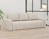 ABRIELLE Sofa Bed with Storage Pull-Out Guest Bed New Grey Cream Beige