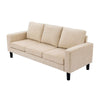 Panana Padded 3 Seater Sofa Bed Fabric 3 Seater Suite Wood Legs Couch