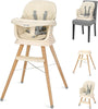 Convertible 6in1 Baby Toddler Infant Highchair Feeding Recliner Seat Table Chair