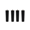 4x Wooden Furniture Round Tapered Feet Legs For Bed Stools Sofa Chair Cabinet UK