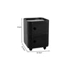 Wheeled Plastic Storage Unit Square Cabinet Box Tallboy Multi Shelves with Doors