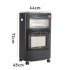 Portable 4.2Kw Calor Gas Heater Cabinet Butane Home Fire with Regulator & Hose