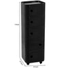 Bedside Drawer Table Box Storage Chest Unit Makeup Cosmetic Organiser Cabinet