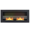 Bio Ethanol Fireplace Modern Wall Biofire 2/3 Burner Fire Place With Glass Panel