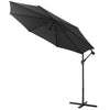 3M Outdoor Garden Banana Parasol Sun Shade Patio Hanging Umbrella Cantilever