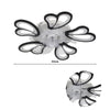 Stylish Ceiling Fan Light Dimmable LED Fan Lamp Bedroom Living Room APP Control