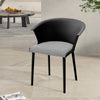 Set of 4 Pieces Upholstered Plastic Dining Chairs Kitchen Office Armchair Seat