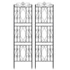 Large Rustproof Metal Garden Fence Lawn Grass Edging Picket Border Wall Trellis