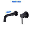 Brass Wall Mounted Swivel Spout Sink Faucet Basin Mixer Taps Brushed Gold UK
