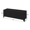 Metal TV Stand Sideboard Office Filing Storage Cabinet Cupboard Doors Cable Hole