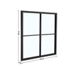 Metal Window Style Mirror Home Garden Arthouse Wall Mounted Decorative Mirror UK