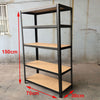 Metal Shelving 5 Tier Heavy Duty Industrial Garage Boltless Steel Racking Shelf