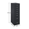 Modern Metal Chest of Drawer Storage Bedside Cabinet Filing Cabinet With Wheels