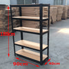 5 Tier Metal Storage Shelving Shelves Racking Unit Tools Garage Garden Shop Shed