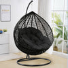 Hanging Egg Chair Rattan Outdoor Indoor Patio Garden Swing Chairs With Cushion