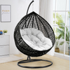 Hanging Egg Chair Rattan Outdoor Indoor Patio Garden Swing Chairs With Cushion