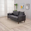 Modern L-Shaped Corner Sofa 2 3 Seater Armchair Couch With Footstool