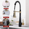 Stainless Steel Taps Kitchen Sink Mixer Swivel Spout Single Lever Mono Faucet