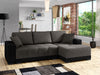 Corner Sofa Bed L-Shaped DALLAS Storage Sleep Function Springs Grey Brown New
