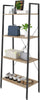 4-Tier Ladder Shelves Display Storage Cabinet Bookshelf Unit Living Room Kitchen
