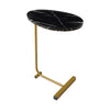 C-shaped Side End Table Small Coffee Table Living Room Bedroom Sofa Bed Tray