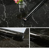 Kitchen Contact Paper Glossy Marble Wallpaper Sticker Cabinet Furniture Covering