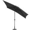 Rectangle Banana Garden Parasol 2x3M Umbrella Sun Shade Outdoor Patio Crank Tilt