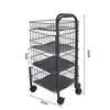Tiered Kitchen Food Veg Storage Bathroom CaddyRack Organise Fruit Trolley Basket
