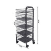 Tiered Kitchen Food Veg Storage Bathroom CaddyRack Organise Fruit Trolley Basket