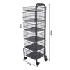 Tiered Kitchen Food Veg Storage Bathroom CaddyRack Organise Fruit Trolley Basket