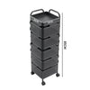 Mobile Metal Kitchen Rotating Storage Trolley Cart Utility Vegetable Shelf Rack